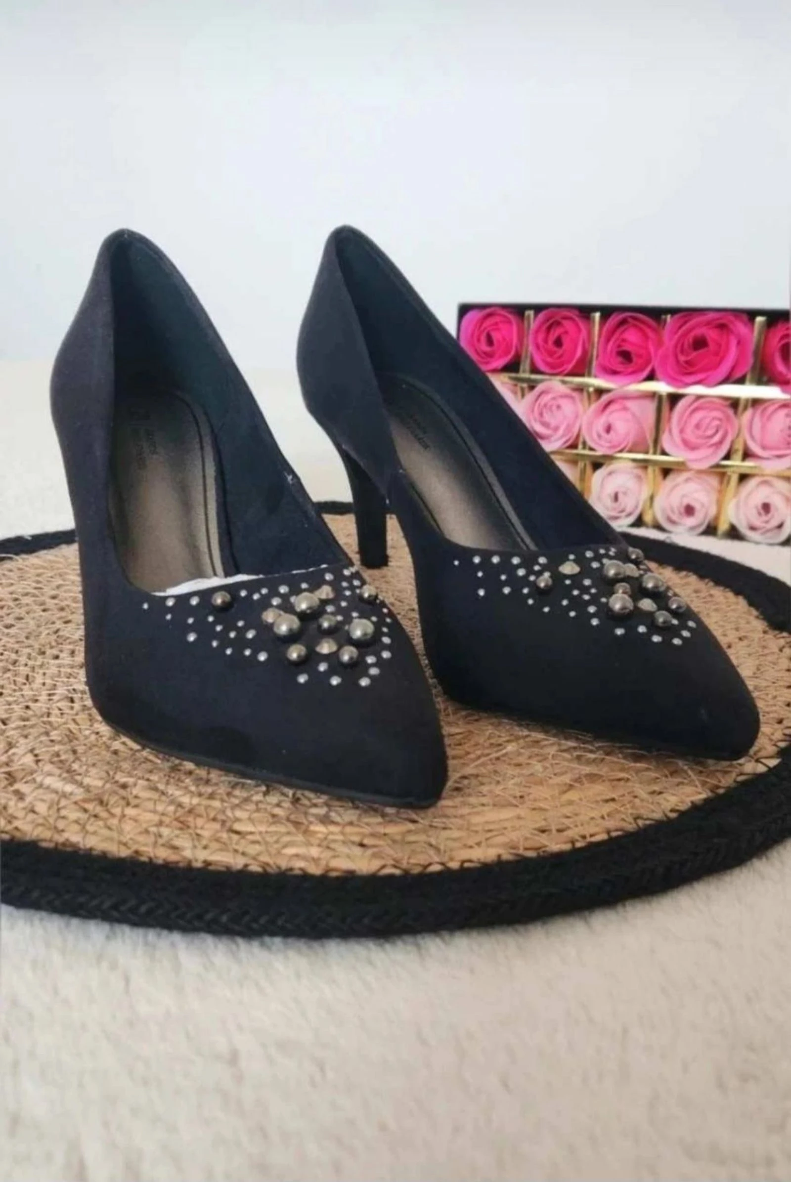 Zwarte strass hakken grand boulevard ●Maat 41●🌸 – photo 3